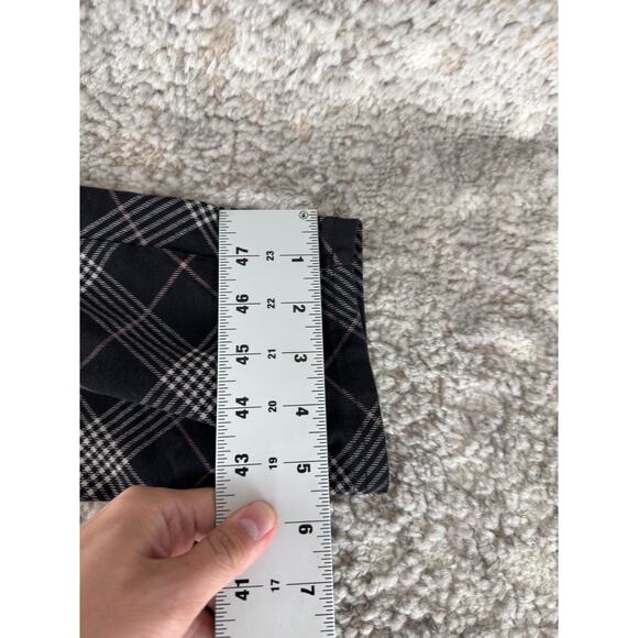 Torrid Plus Size 4 Plaid Ankle Stretch Casual Leggings Pull On Pants Black - Picture 6 of 8